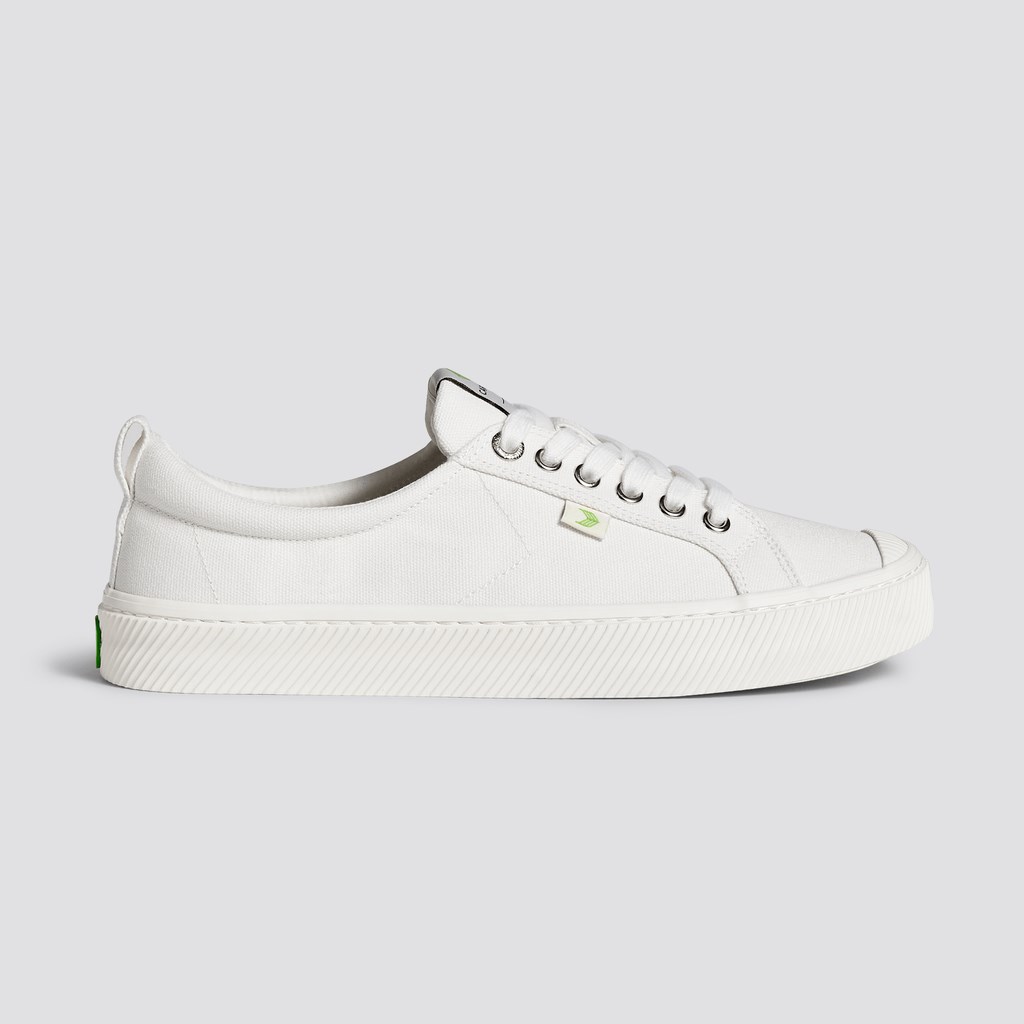 OCA LOW Cariuma Low Top Tela Vegan Off-White Femme | ZQW-6408707